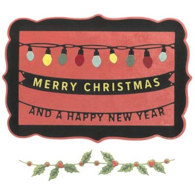 Sizzix - Thinlits Die Set 15pk - Snap and Swap Merry Christmas by 49 and Market