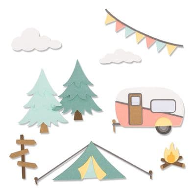 Sizzix - Thinlits Die Set 17pk - Great Outdoors - 663856