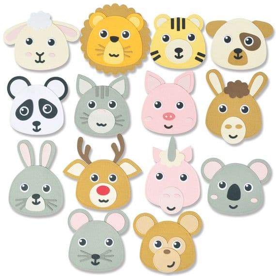 Sizzix - Thinlits Die Set 20pk - Build an Animal