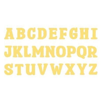 Sizzix - Thinlits Die Set 26pk - Nora Alphabet by Eileen Hull