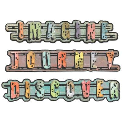 Sizzix Thinlits Die Set 28pk - Word Wafers #1 by Seth Apter