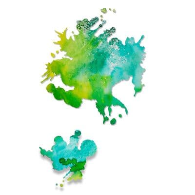 Sizzix - Thinlits Die Set 2pk - Paint Splats - 662670