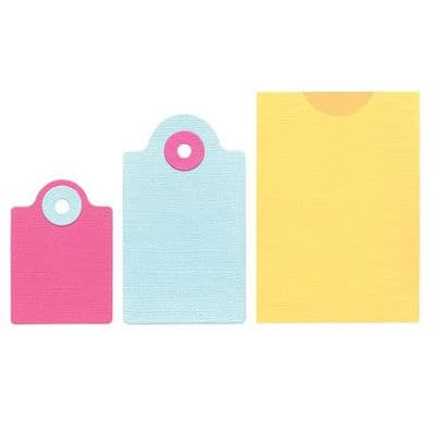 Sizzix - Thinlits Die Set 4pk - Ephemera Pockets and Tags by Eileen Hull