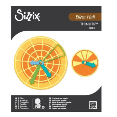 Sizzix - Thinlits Die Set 9pk - Rainbow Wheels by Eileen Hull