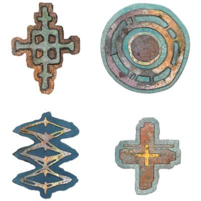 Sizzix Thinlits Die Set 9pk - Roundabouts by Seth Apter