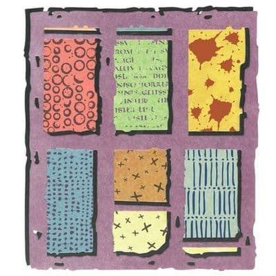 Sizzix Thinlits Die Set w. Stamps - Viewfinder by Seth Apter