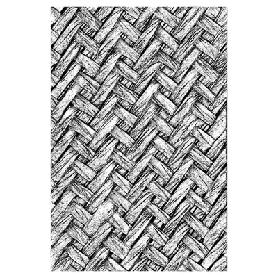 Sizzix Tim Holtz 3-D Texture Fades Embossing Folder - Intertwined