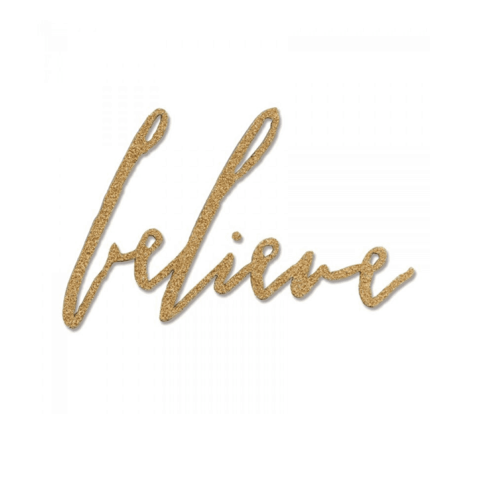 Sizzix Tim Holtz - Bigz Die - Handwritten Believe
