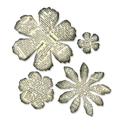 Sizzix Tim Holtz - Bigz Die - Tattered Florals