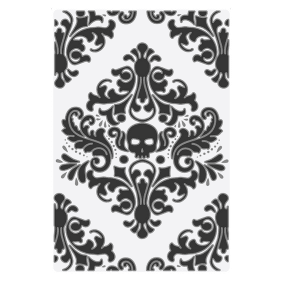 Sizzix Tim Holtz Multi Level Texture Fades Embossing Folder - Vault Skull