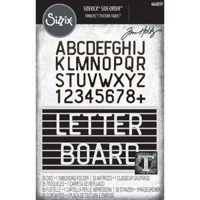Sizzix Tim Holtz - Sidekick Side-Order Set - Letterboard