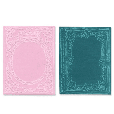 Sizzix Tim Holtz Texture Fades A2 Embossing Folders - Book Covers Set