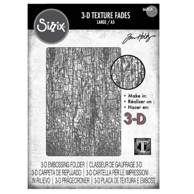 Sizzix Tim Holtz Texture Fades Embossing Folder A5 - Cracked