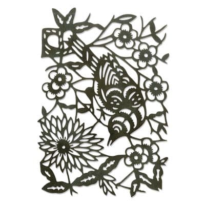 Sizzix Tim Holtz - Thinlits Die - Paper Cut Bird - 661800