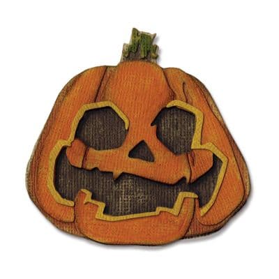 Sizzix Tim Holtz - Thinlits Die Set 10pk - Layered Jack-O-Lantern