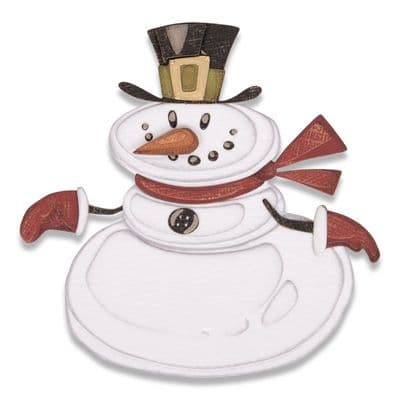 Sizzix Tim Holtz - Thinlits Die Set 11pk - Mr. Snowman Colorize