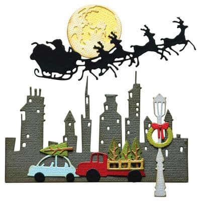 Sizzix Tim Holtz - Thinlits Die Set 12pk - Vault Christmas Magic