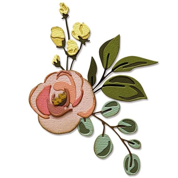 Sizzix Tim Holtz - Thinlits Die Set 17pk - Bloom, Colorize