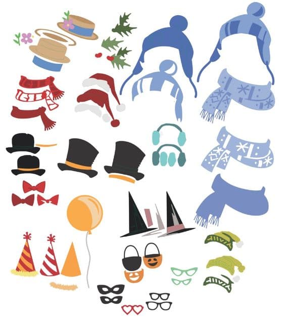 Sizzix Tim Holtz - Thinlits Die Set 25pk - Mini Accessories, Colorize