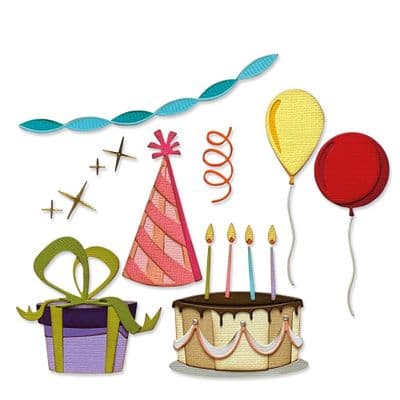 Sizzix Tim Holtz - Thinlits Die Set 32pk - Celebrate, Colorize