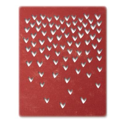 Sizzix Tim Holtz - Thinlits Die Set 4pk - Falling Hearts - 664415