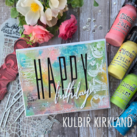 Sizzix Tim Holtz - Thinlits Die Set 7pk - Handwritten Celebrate