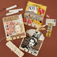 Spellbinders Turn the Page Etched Dies - Torn Edges CardLab by Esther Glas