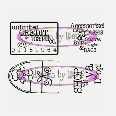 Stampavie Clear A7 Stamp  - Designs by Leere - Sentiments A