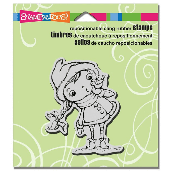 Stampendous Cling Rubber Stamp - Birdie Kiddo