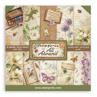 Stamperia 12x12 Paper Pad - All Around