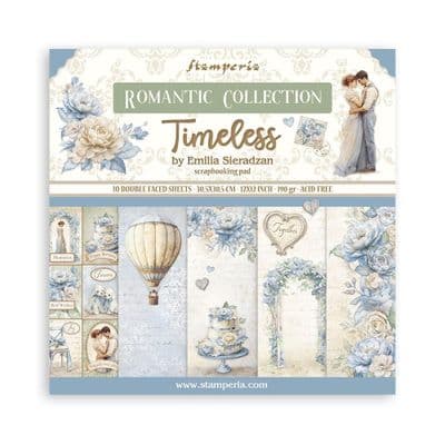 Stamperia 12x12 paper pad - Timeless