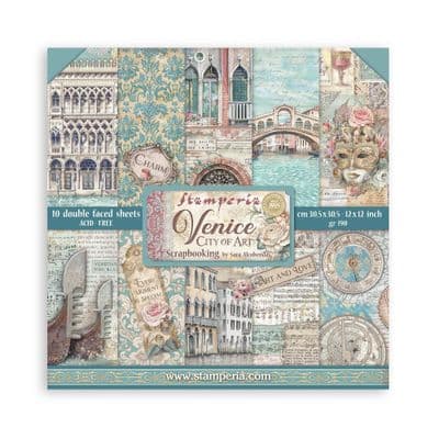 Stamperia 12x12 paper pad - Venice City of Art