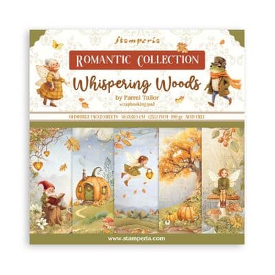 Stamperia 12x12 paper pad - Whispering Woods