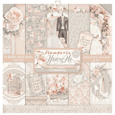 Stamperia 6x6 Paper Pack - You and Me
