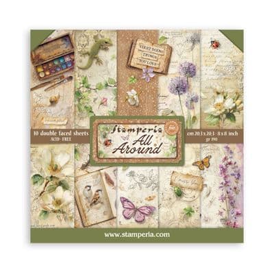 Stamperia 8x8 Paper Pad - All Around