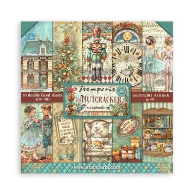 Stamperia 8x8 Paper Pad - The Nutcracker