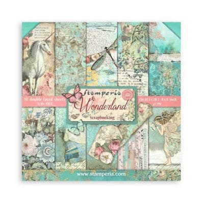 Stamperia 8x8 Paper Pad - Wonderland