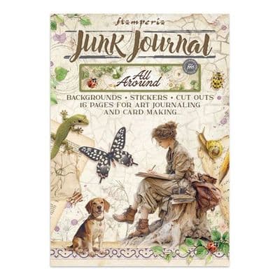 Stamperia A4 Junk Journal Book - All Around