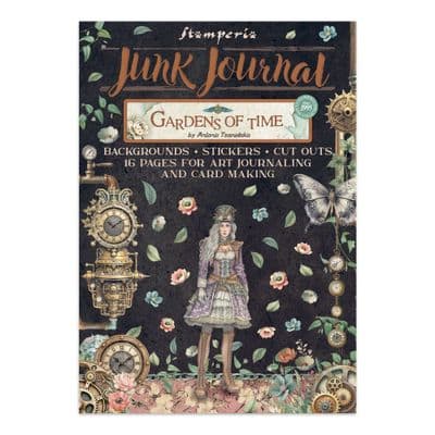 Stamperia A4 Junk Journal Book - Gardens of Time