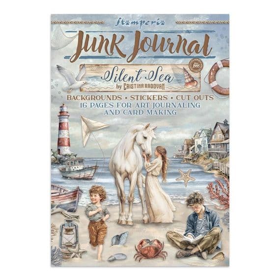 Stamperia A4 Junk Journal Book - Silent Sea