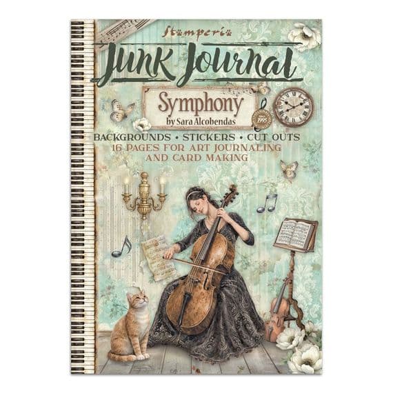 Stamperia A4 Junk Journal Book - Symphony
