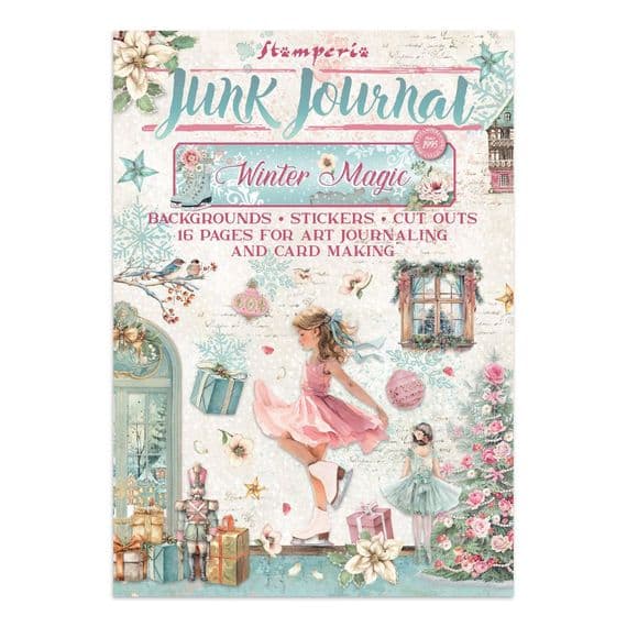 Stamperia A4 Junk Journal Book - Winter Magic