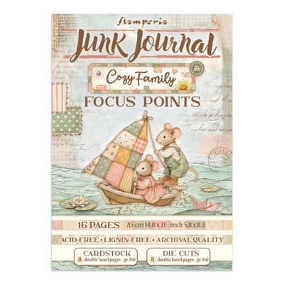 Stamperia A5 Junk Journal Focus Points - Cozy Family