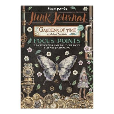 Stamperia A5 Junk Journal Focus Points - Gardens of Time