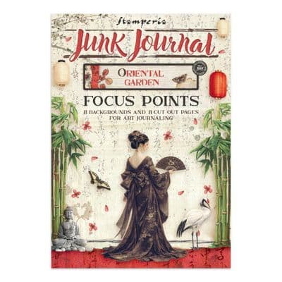 Stamperia A5 Junk Journal Focus Points - Oriental Garden