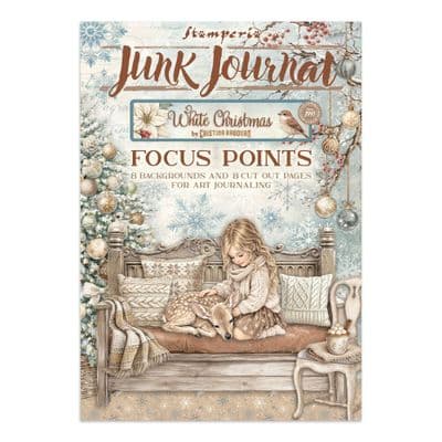 Stamperia A5 Junk Journal Focus Points - White Christmas