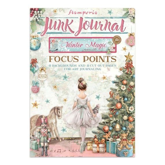Stamperia A5 Junk Journal Focus Points - Winter Magic