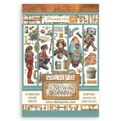 Stamperia A5 Washi Pad - A New Beginning