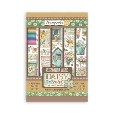 Stamperia A5 Washi Pad - Daisy Art