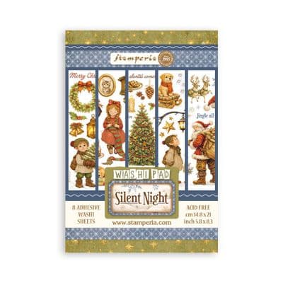 Stamperia A5 Washi Pad - Silent Night